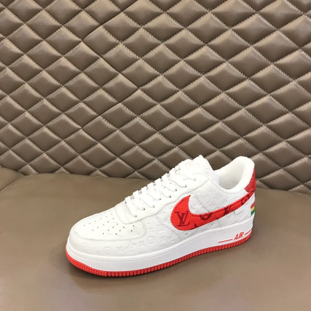 Men's shoes 💰p420 "*OUIS *UITTO*" x OFF-WHITE x Nike tripartite collaboration! Trendy and cool men's casual sports shoes with unrivaled color matching. The design idea basically continues the style of THE TEN. The Swoosh line and tongue label have a very familiar visual effect and are both fashionable and trendy! A must-have for fashionistas! The effect on your feet is absolutely stunning! (The original drawer packaging accessories are complete) Code number 38-45